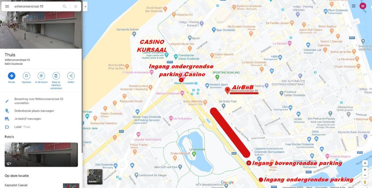 Appartement Privé-kamer Centrum Met Eigen Badkamer/wc Oostende